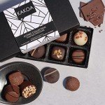 KAKOA Vegan Chocolate Assortment Collection - 8 Pieces | Brownie, Coffee, Caramel, Liqueur etc | Plant Based Luxury Chocolates For Special Occasions | Gifts for Vegans, Vegetarian, Dairy Free Diets