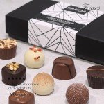 KAKOA Vegan Chocolate Assortment Collection - 8 Pieces | Brownie, Coffee, Caramel, Liqueur etc | Plant Based Luxury Chocolates For Special Occasions | Gifts for Vegans, Vegetarian, Dairy Free Diets