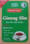Ginseng Slim Natural Tea Blend Special Herbal Mix with Green Tea and Malva Verticillata / Slimming Tea / Diet Tea / Detox Tea / 20 Teabags