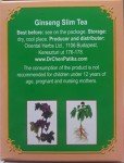 Ginseng Slim Natural Tea Blend Special Herbal Mix with Green Tea and Malva Verticillata / Slimming Tea / Diet Tea / Detox Tea / 20 Teabags