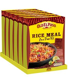 Old El Paso Chilli & Garlic One Pan Rice Meal Kit 355g (Pack of 6)