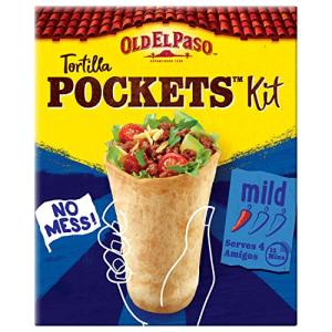 Old El Paso Tortilla Pockets Wrap Mexican Fajita Kit, 375g