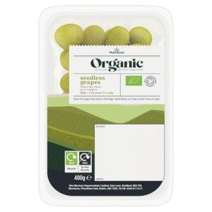 Fresh Organic Grapes - 400g Pack