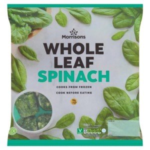 Morrisons Fresh Whole Leaf Spinach 850g