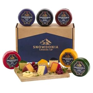 Welsh Cheese Gift Box with Black Bomber Cheddar