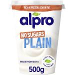 Alpro Plain No Sugar Vegan Soya Yoghurt 500g