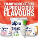 Alpro Strawberry & Raspberry Plant-Based Yoghurt 150g