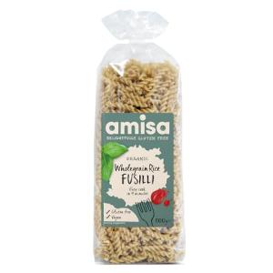 Amisa Organic Gluten-Free Wholegrain Rice Fusilli 500g