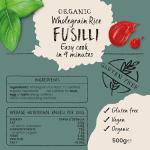 Amisa Organic Gluten-Free Wholegrain Rice Fusilli 500g