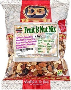 Premium Unsalted Fruit and Nut Mix 1kg
