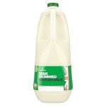 Morrisons 4 Pints Semi Skimmed British Milk