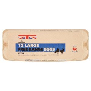 Morrisons 12-Pack Large Free Range Eggs