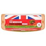 Morrisons 12 Free Range Eggs - Medium Size