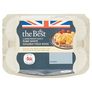 Morrisons Free Range White Golden Yolk Eggs 6 Pack