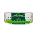 Organic Free Range Eggs, Mixed Sizes, 12 Pack