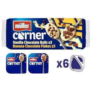 Müller Corner Crunch Pack - Vanilla & Banana Chocolate