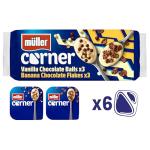 Müller Corner Crunch Pack - Vanilla & Banana Chocolate