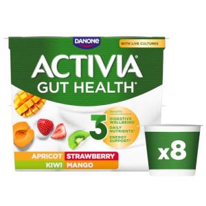 Activia Strawberry & Mixed Fruit Yogurt 8 Pack