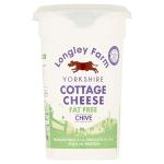 Yorkshire Fat Free Cottage Cheese with Chives, 250g