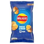 Walkers Cheese and Onion Crisps Multipack 12x25g