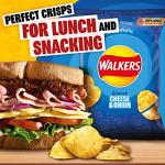 Walkers Cheese and Onion Crisps Multipack 12x25g
