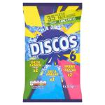 Discos Crisps Variety Pack - 6 Bags (25.5g)