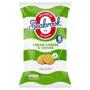 Seabrook Crinkle Crisps Cream Cheese & Chives