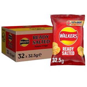 Walkers Ready Salted Crisps - 32 Pack