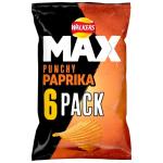 Walkers Max Punchy Paprika Crisps Multipack 6x27g