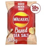 Walkers Baked Sea Salt Snack Crisps Pack