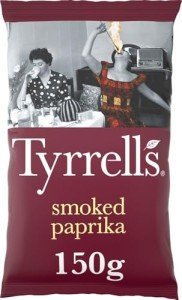 Tyrrells Smoked Paprika Crisps - 150g Bag