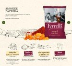 Tyrrells Smoked Paprika Crisps - 150g Bag