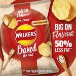Walkers Baked Sea Salt Snack Crisps Pack