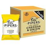 Pipers Gluten-Free Cheddar & Onion Crisp Pack