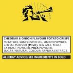 Pipers Gluten-Free Cheddar & Onion Crisp Pack