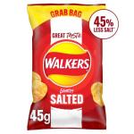 Walkers Lightly Salted Crisps - 45g Pack