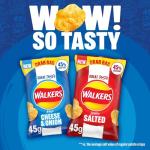 Walkers Lightly Salted Crisps - 45g Pack