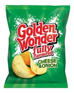 Golden Wonder Cheese & Onion Crisps - 32 Bags