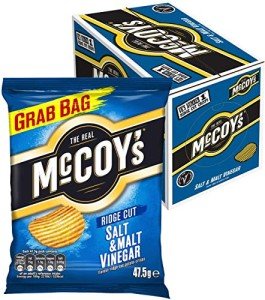 McCoy's Ridge Cut Crisps - Salt & Malt Vinegar