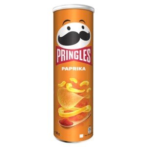 Pringles Paprika Crisps 185g Snack Tub