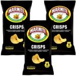 Marmite Snack Crisp Bundle with Marmite Multipack Crisps 6x25g (3 Pack)