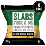 Mature Cheddar & Onion Crisps Multipack - 8 Bags