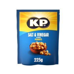 KP Salt & Vinegar Flavour Peanuts, 225g
