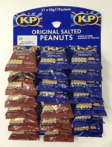 KP Nuts - BFS Original 21 x 50g Packs Mixed Pub Card - KP Salted and KP Dry Roasted [BFSKP50/50]