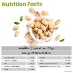 Zeina Roasted Unsalted Pistachio Nuts (1Kg) - Delicately Roasted Delicious Pistachios with No Added Salt - Vegan Approved Nutritious Nuts Snack