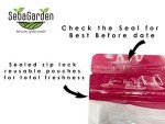 Seba Garden Californian Almonds Raw 1 kg- Whole Natural - Ziplock Bags