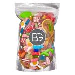 BG Mixed Quality Pick & Mix Sweets - Large Retro Candy Sweeties Assortment, 1kg Pouch Gummy Jelly Fizzy Gift Chewy PicknMix