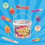 Swizzels Party Mix Tub 785g Retro Sweets in Bulk Vegan Friendly Family Favourite Sweets Ideal for Parties Birthdays Halloween Christmas large