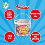 Swizzels Party Mix Tub 785g Retro Sweets in Bulk Vegan Friendly Family Favourite Sweets Ideal for Parties Birthdays Halloween Christmas large