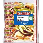 HARIBO Yellow Belly Giant Snakes, Yellow Bellies Bulk Sweets, 3 kg (Pack of 1)